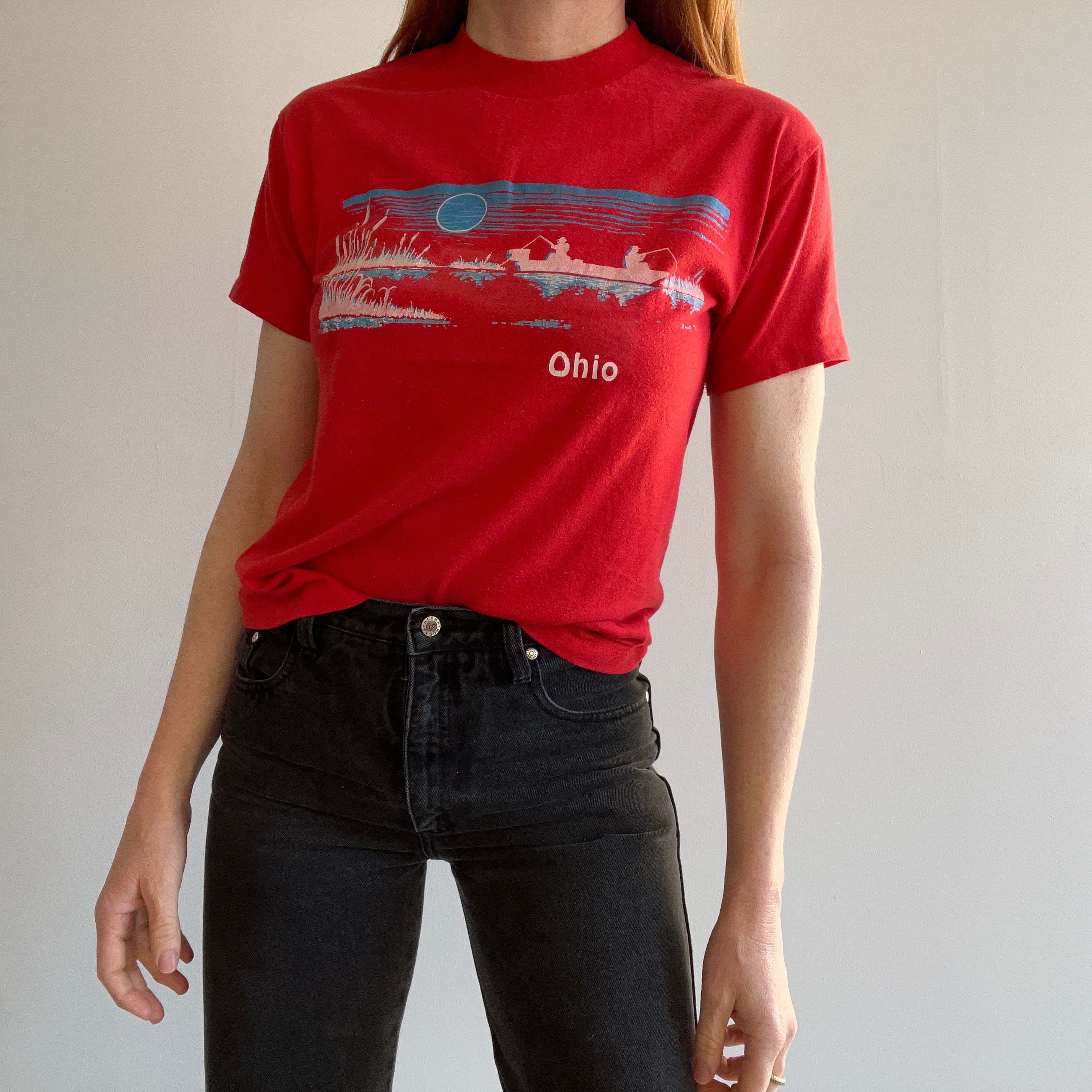 T-shirt de touriste de l'Ohio des années 1980