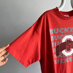 1990s Buckeyes Oversized Perfectly Tattered T-Shirt