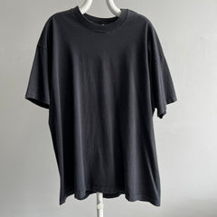 1990s XXXL Blank Black T-Shirt by BVD