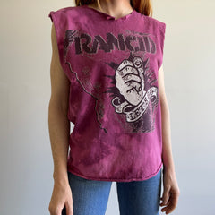 1994 Rancid Cut Up Let's Go Album Tank Top - OY!!!!