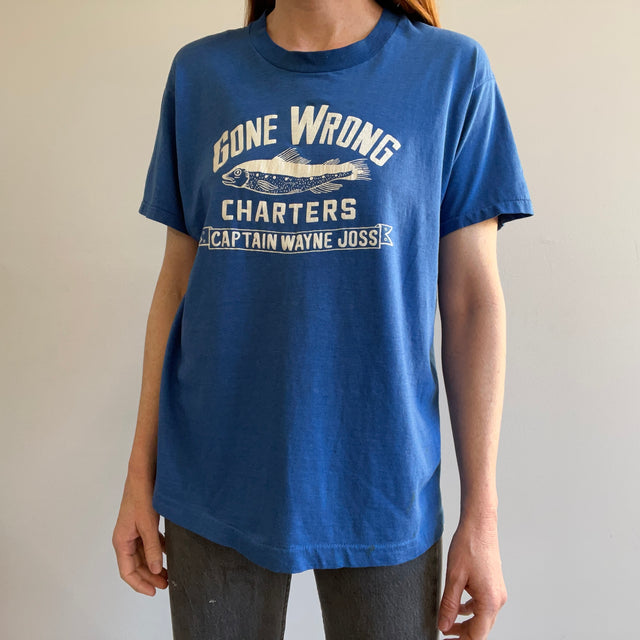 1980s Gone Wrong Charters - Capitaine Wayne Joss - T-shirt