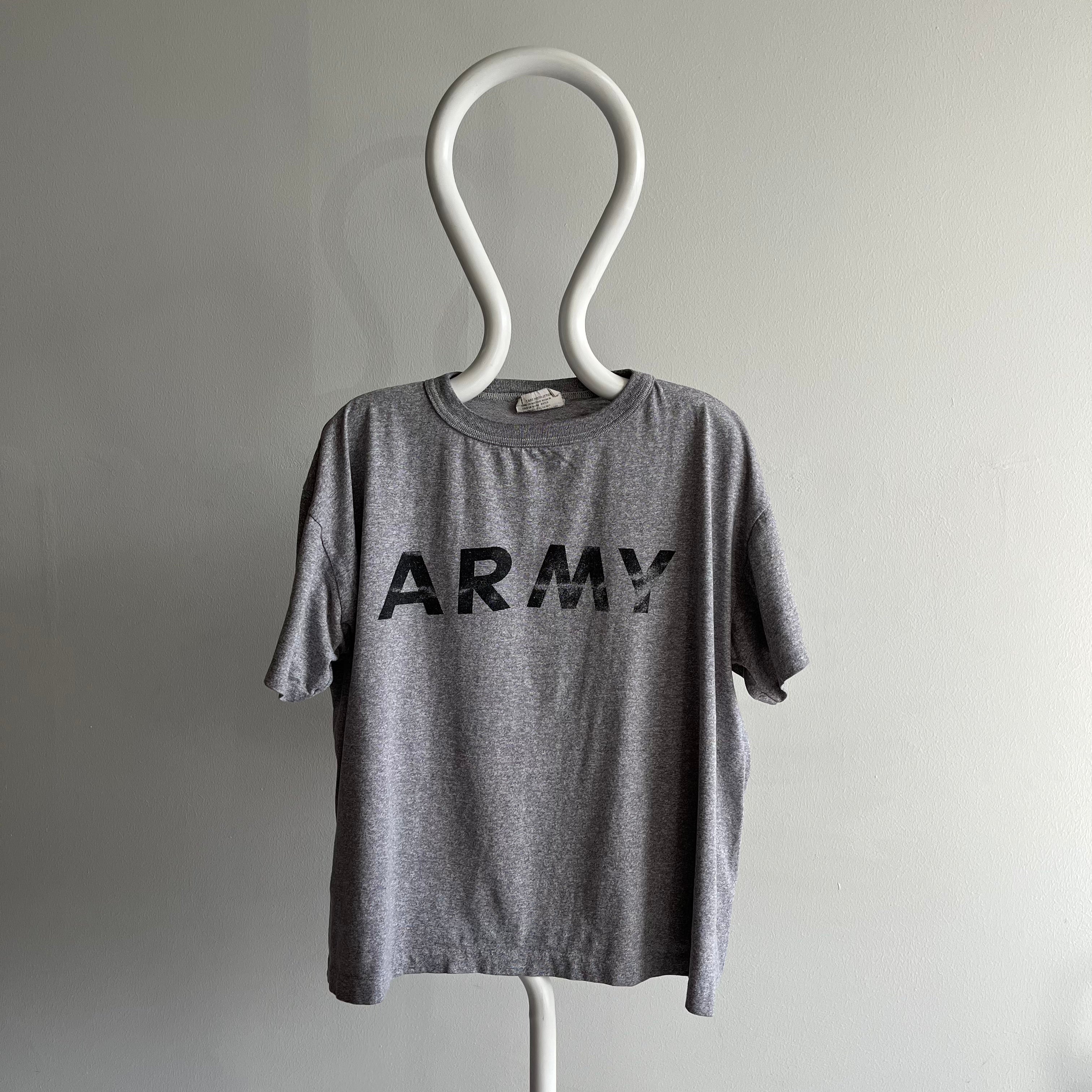 1991  Super Boxy Oversized ARMY T-Shirt