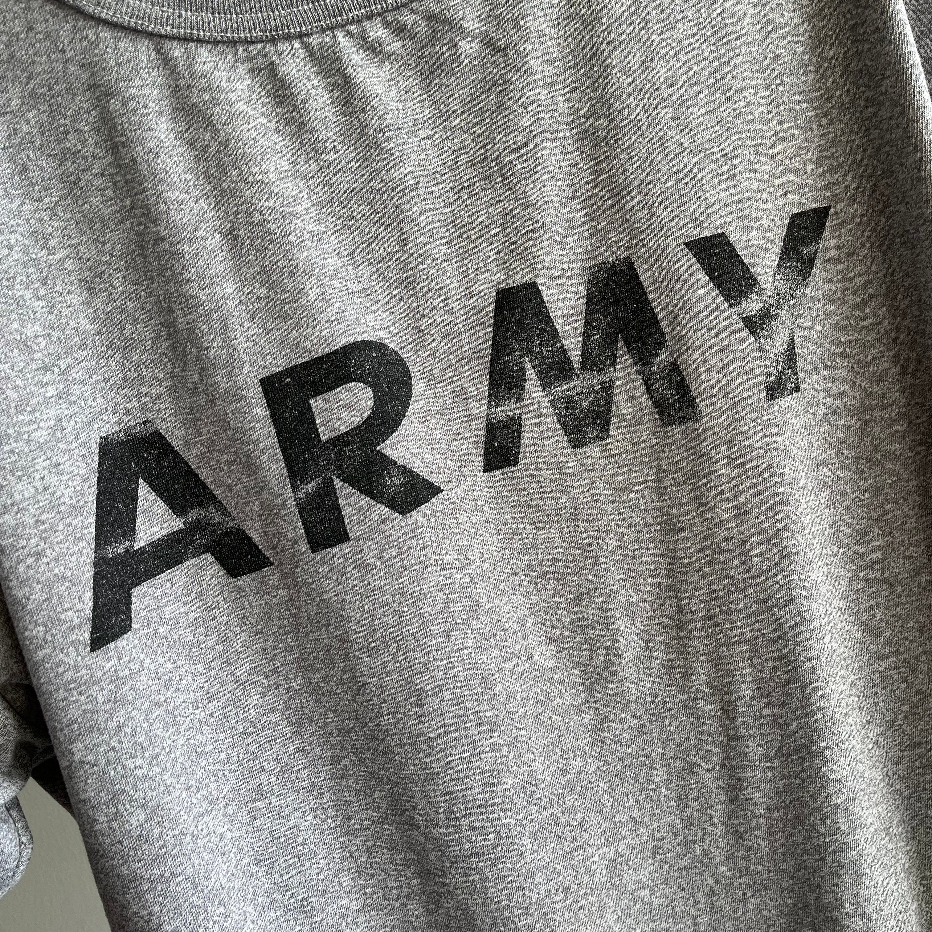 1991 T-shirt ARMY super carré surdimensionné