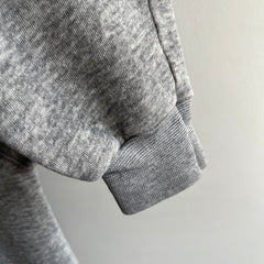 1980s Blank Gray Sweatshirt by Ultra Fleece