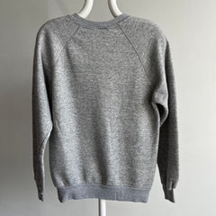 1980s Blank Gray Sweatshirt by Ultra Fleece