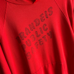 1990s Perfectly Thrashed Brandeis University Pullover Hoodie