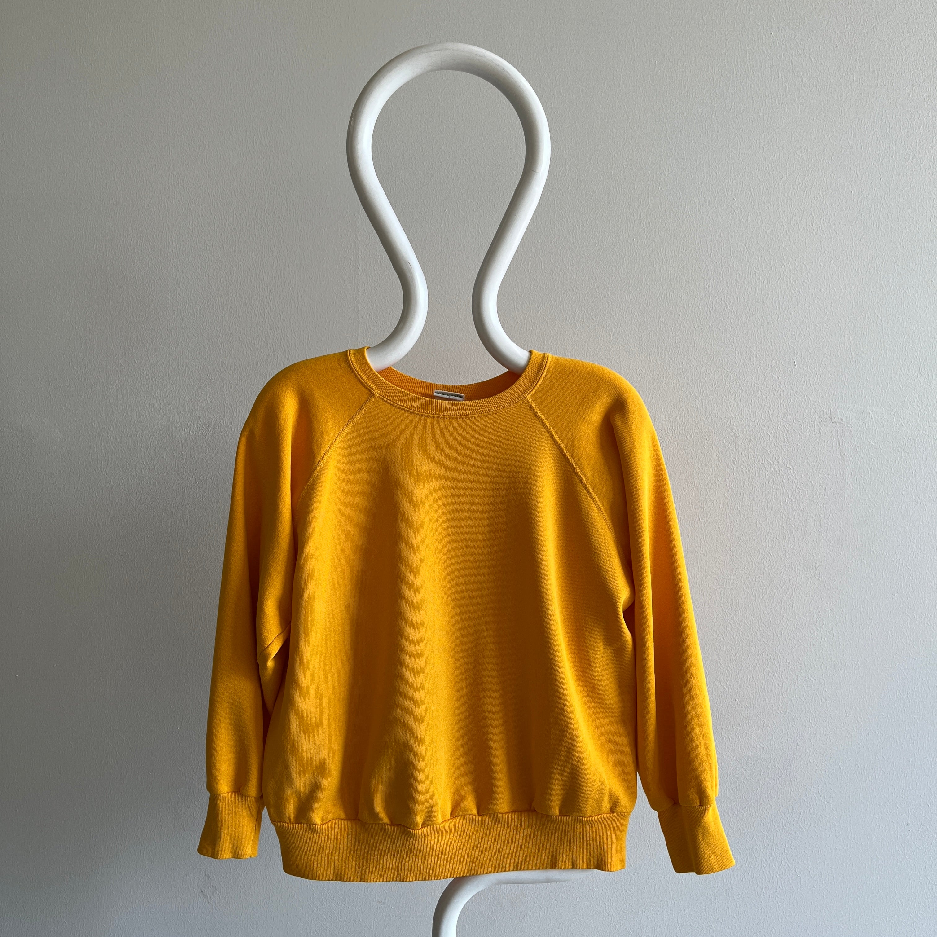 1980/90s Soft Marigold Raglan Sweatshirt