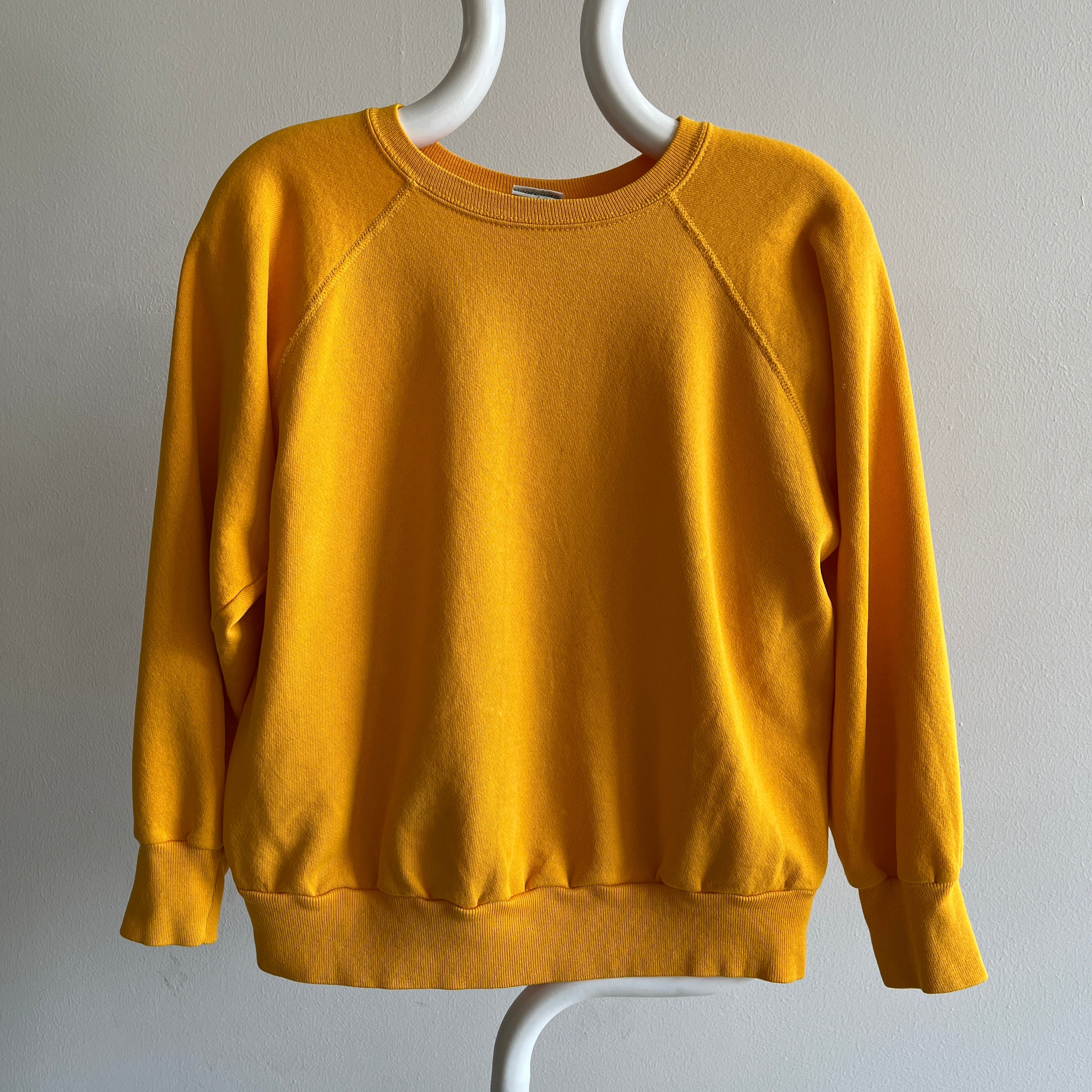 Sweat raglan doux Marigold 1980/90s