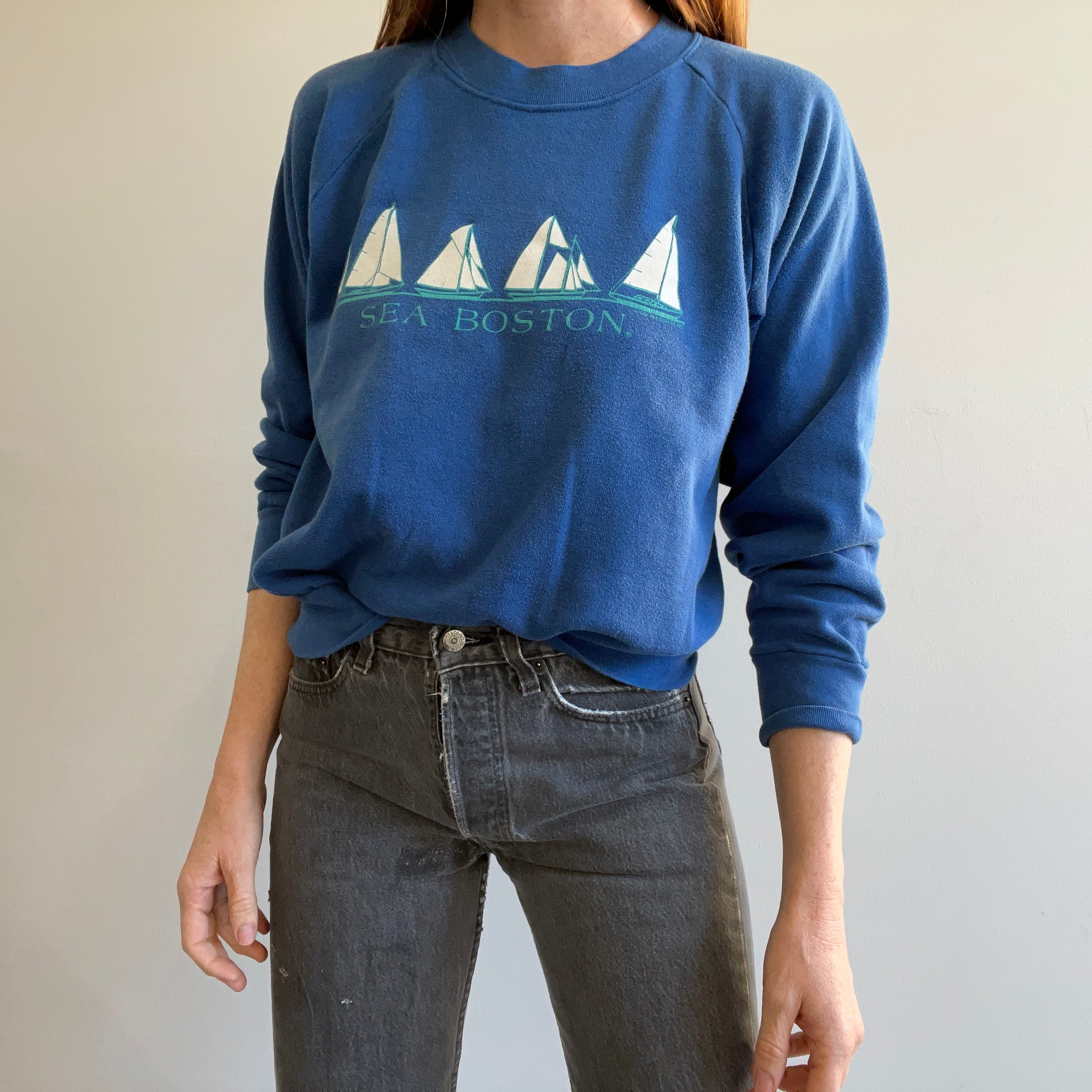 1984 Sea Boston Tourist Sweatshirt