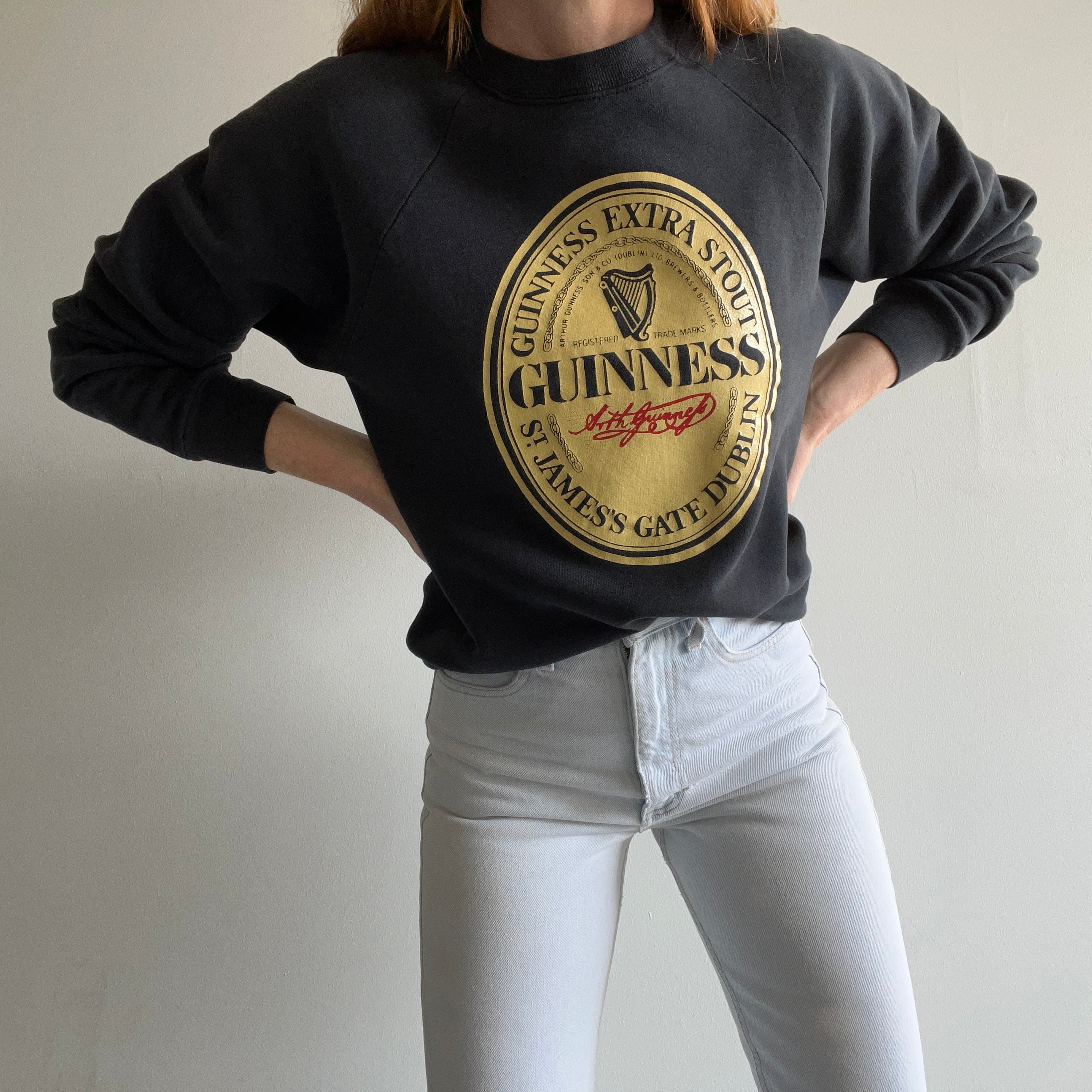 1990s Guinness Sweatshirt !!! – Red Vintage Co