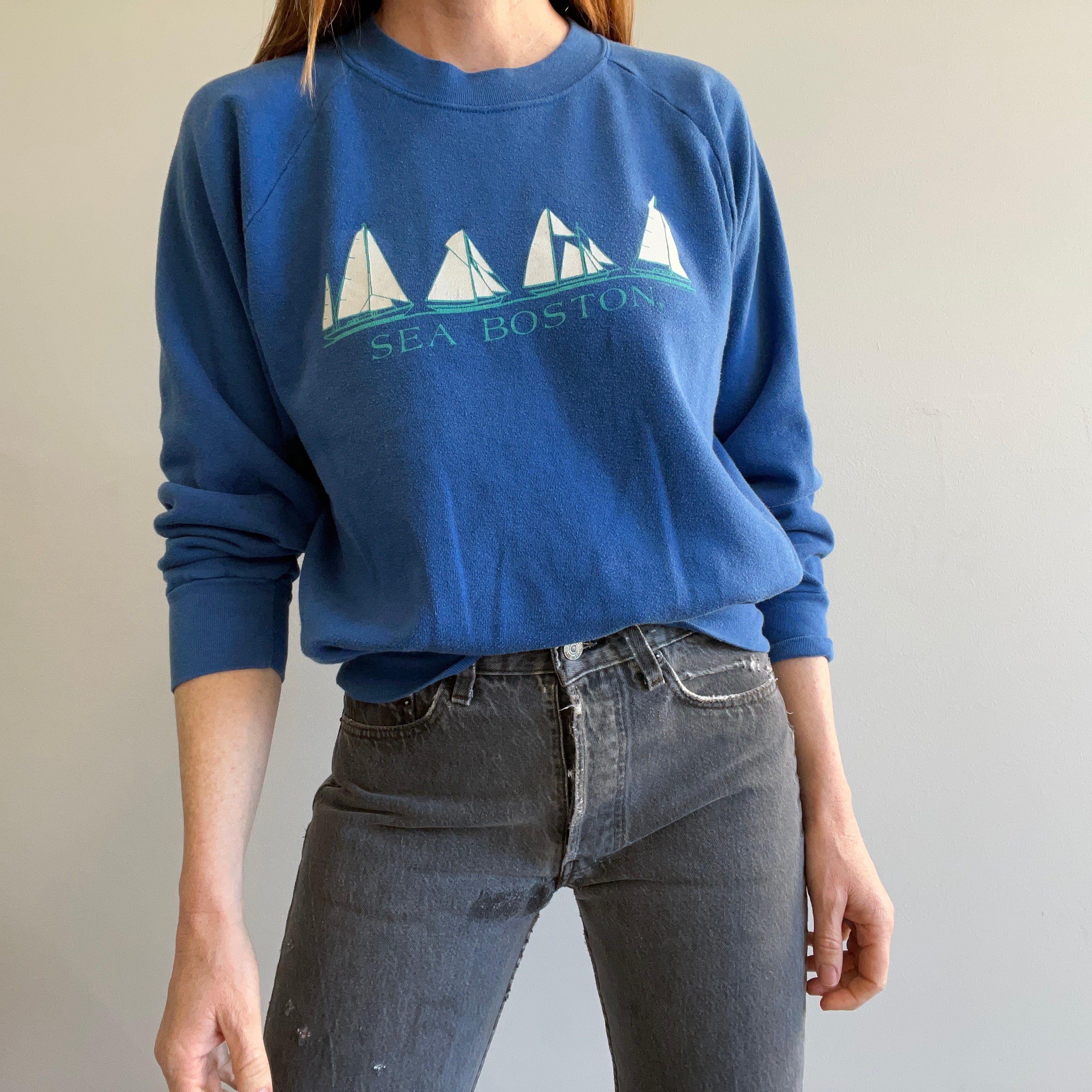 1984 Sea Boston Tourist Sweatshirt