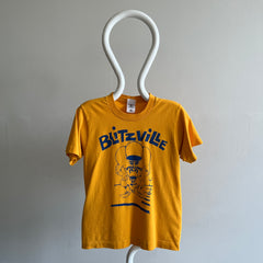 1990s Blitzville Trojans Football Graphic T-Shirt