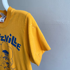 1990s Blitzville Trojans Football Graphic T-Shirt