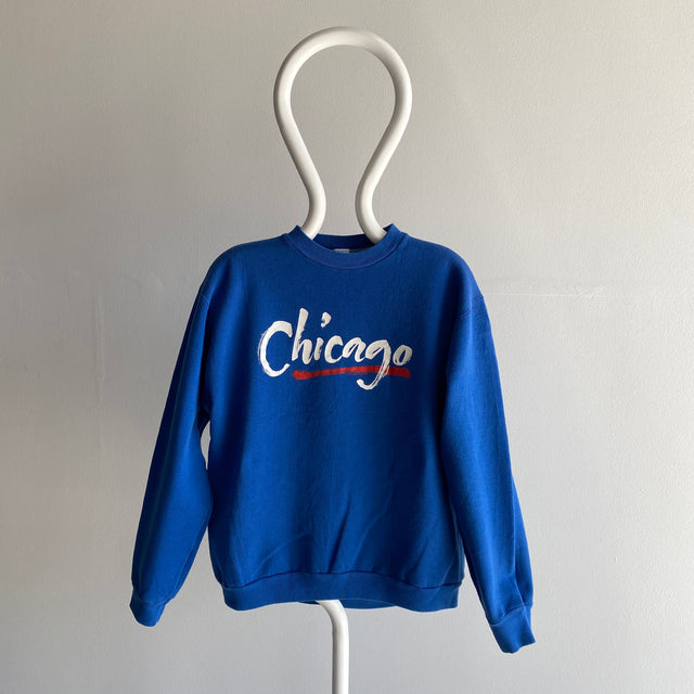 1980s Russell Brand Chicago Higher Crew Tourist Sweatshirt - Yes Please!