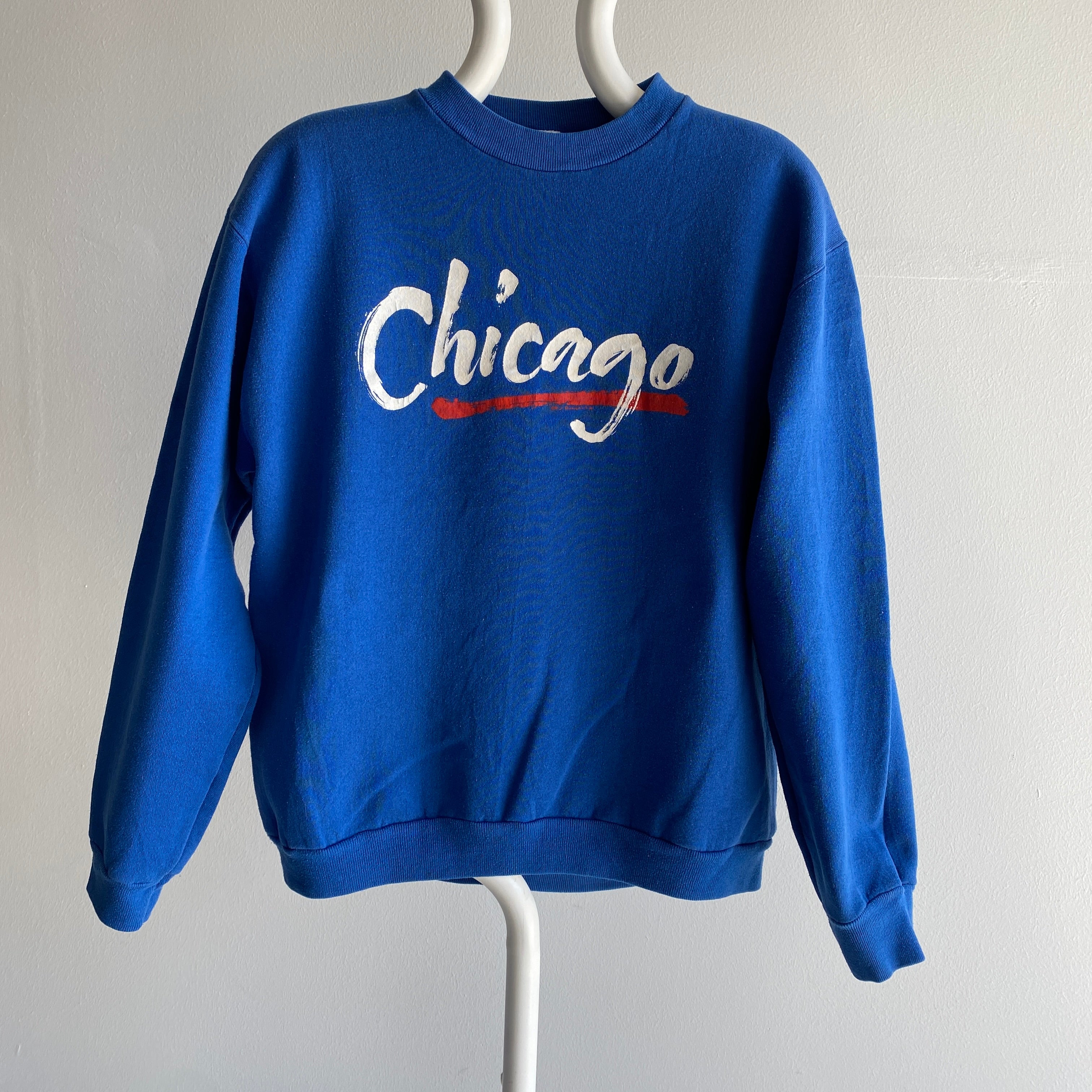 Sweat-shirt touristique Russell Brand Chicago Higher Crew des années 1980 - Oui s'il vous plaît !
