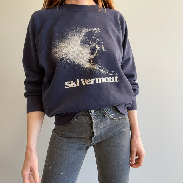 Sweat-shirt Ski Vermont des années 1980 par SIGnal