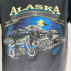 House of Harley des années 1990 - Anchorage, Alaska - T-shirt (Le dos !!)