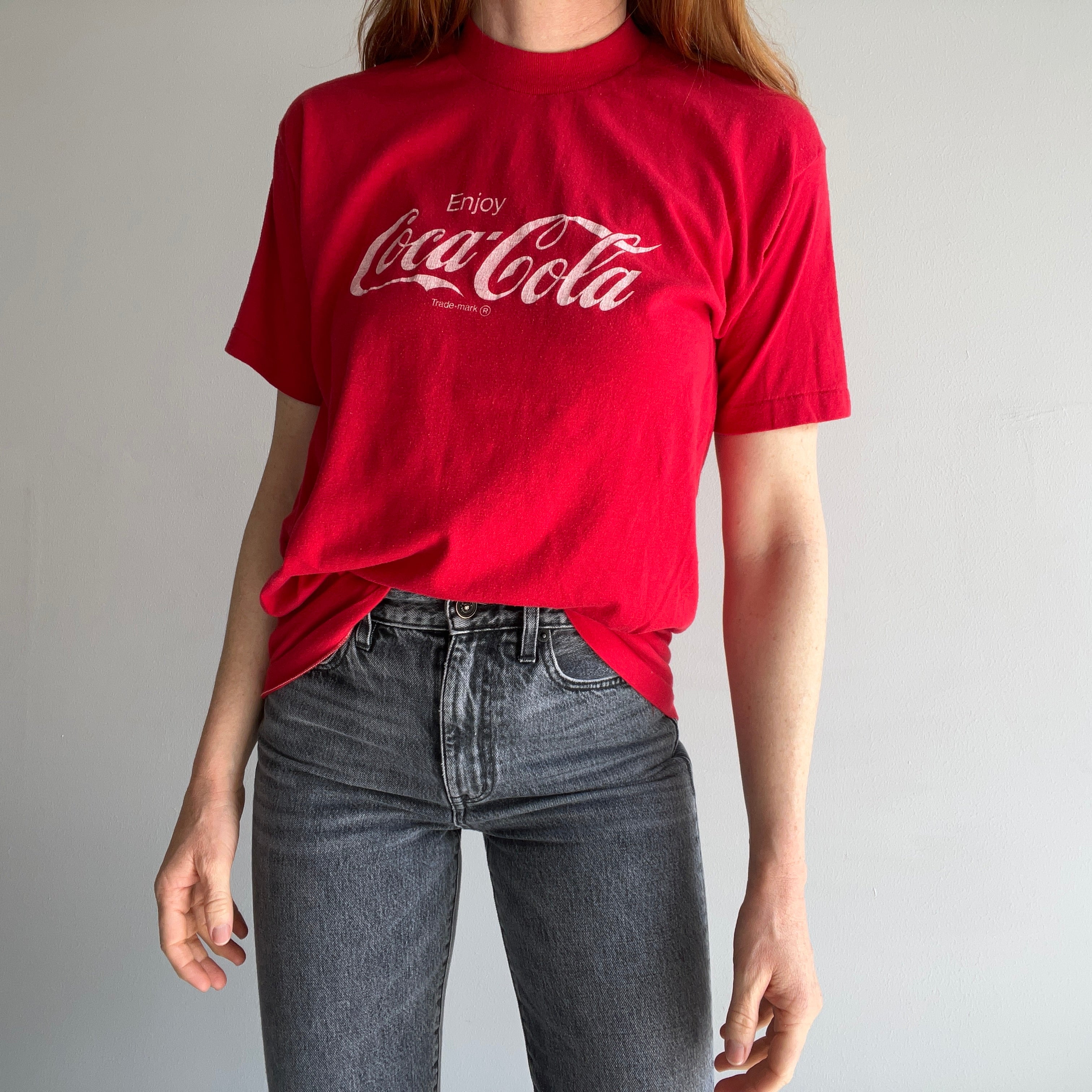 T-shirt Coke des années 1970 par Signal - La vraie affaire !