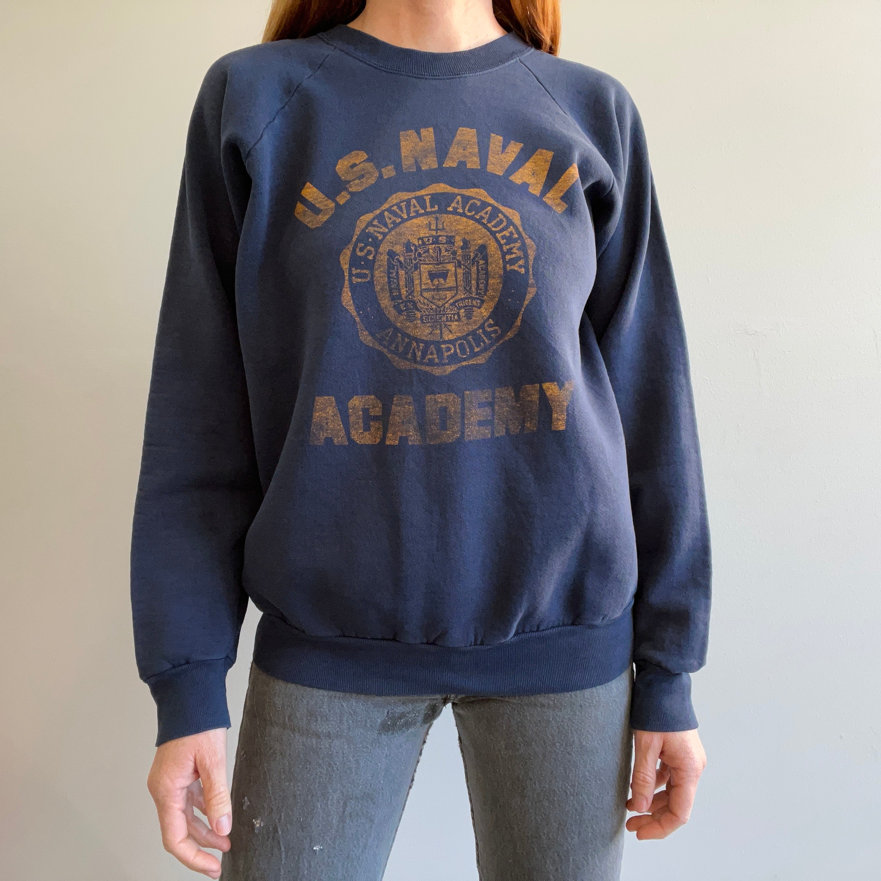1980s US Naval Academy Heavyweight Sweatshirt by FOTL