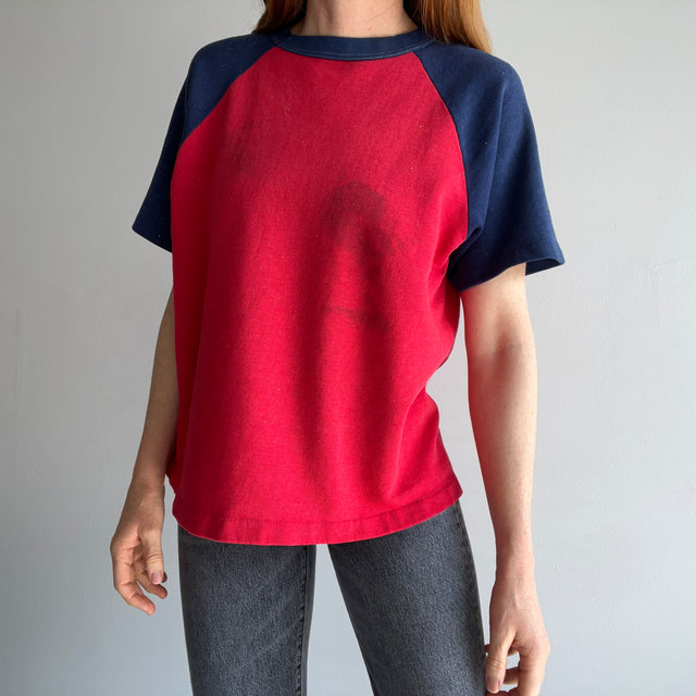 1960/70s Super Rad Baseball Warm Up T-Shirt Sweatshirt