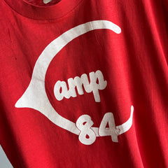 1984 Camp Metamora Marching Redbirds (Backside) Screen Stars T-Shirt