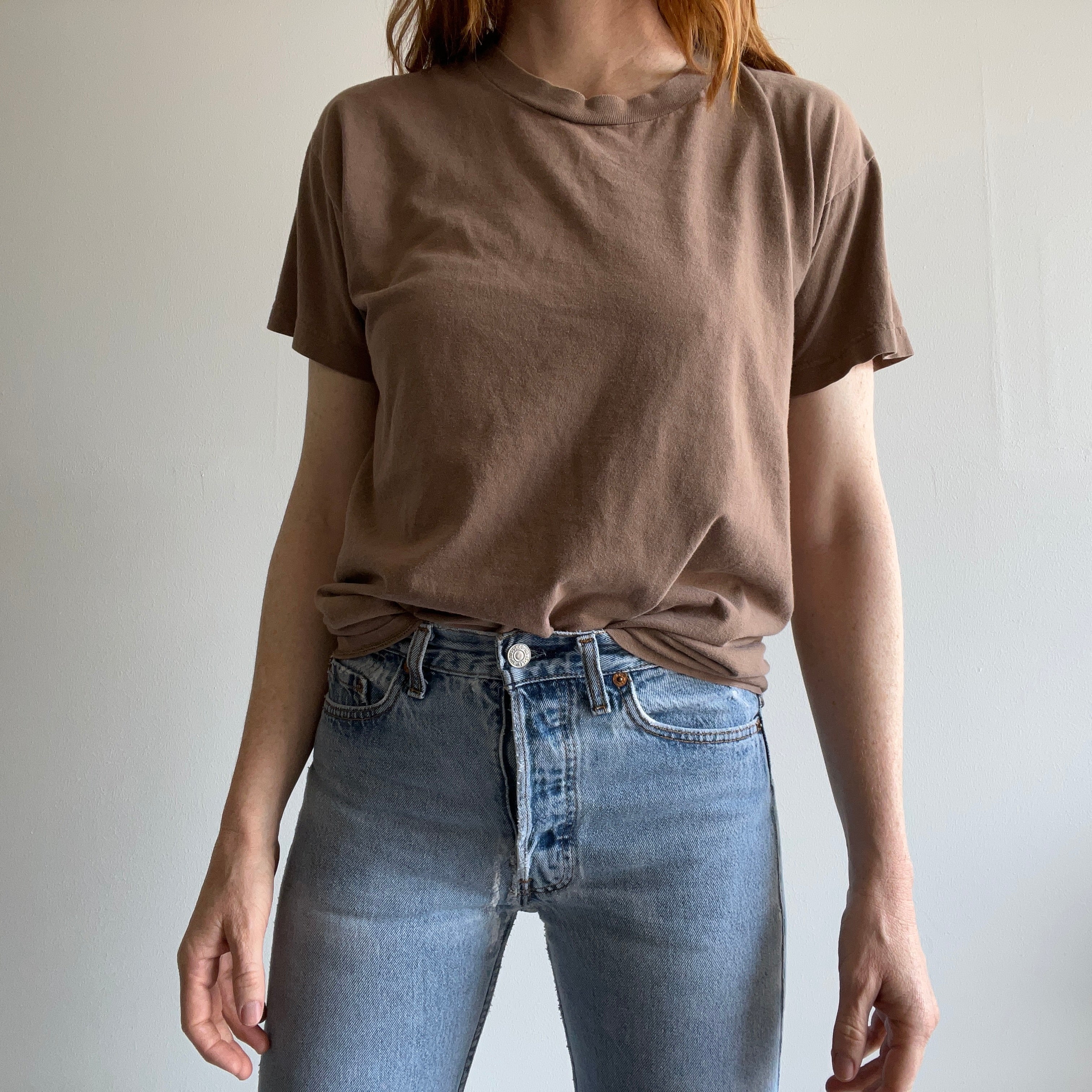 1990s Soft and Faded Army Tee