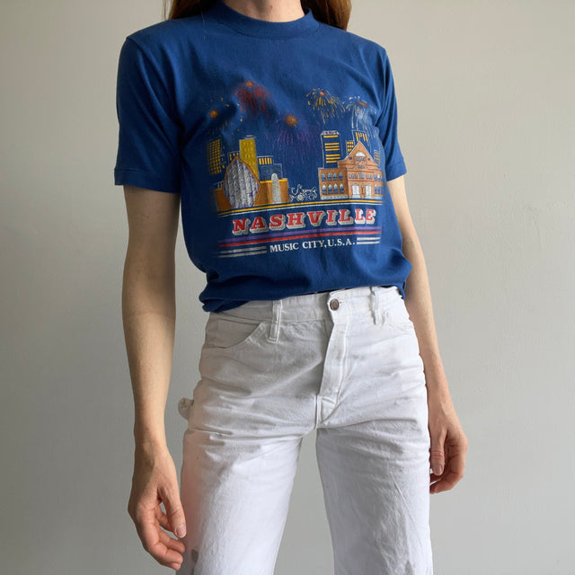 1980s Nashville, Music City - Tourist T-Shirt