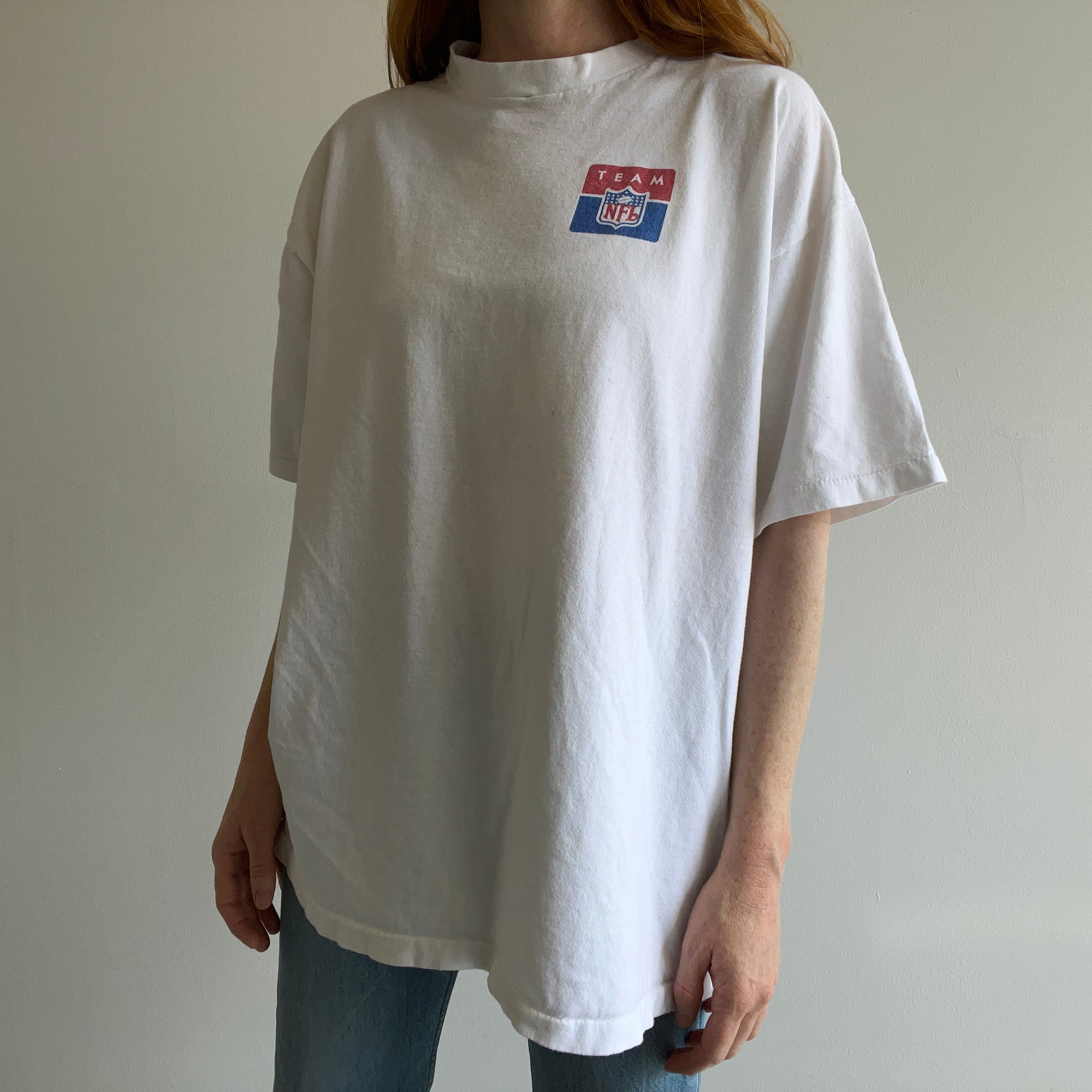 1990s TEAM NFL Cotton T-Shirt