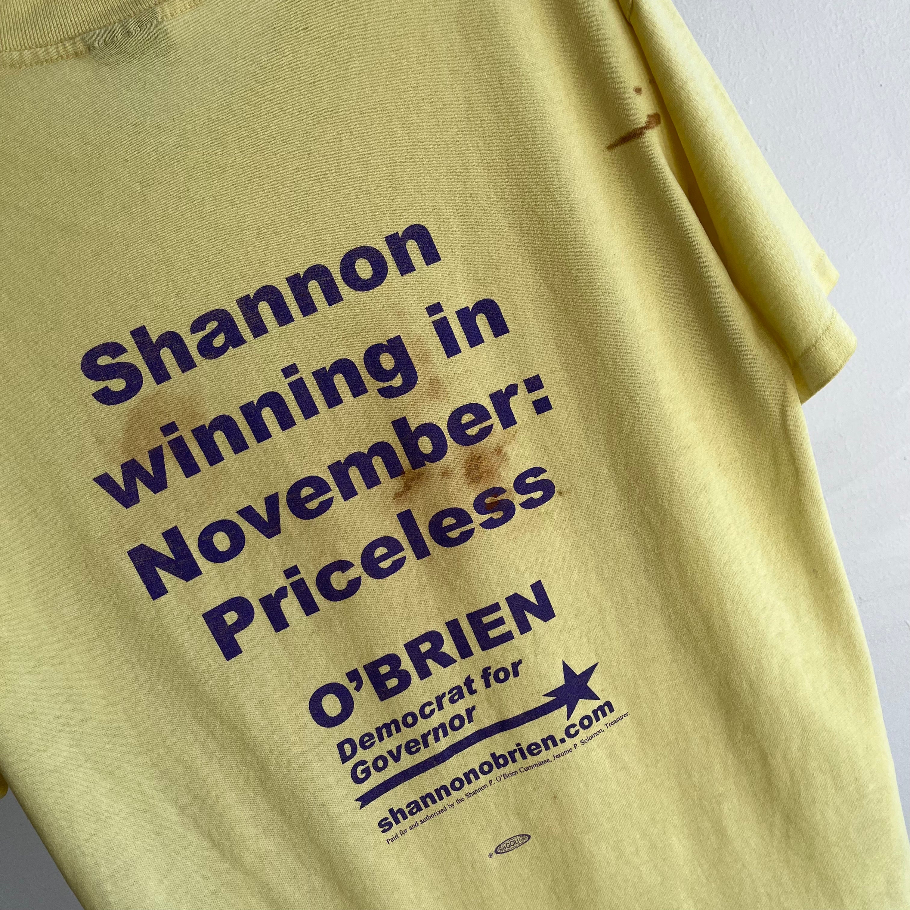 1999 Political T-Shirt with Gnarly Staining