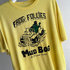 T-shirt Frog Follies Mud Bog des années 1970