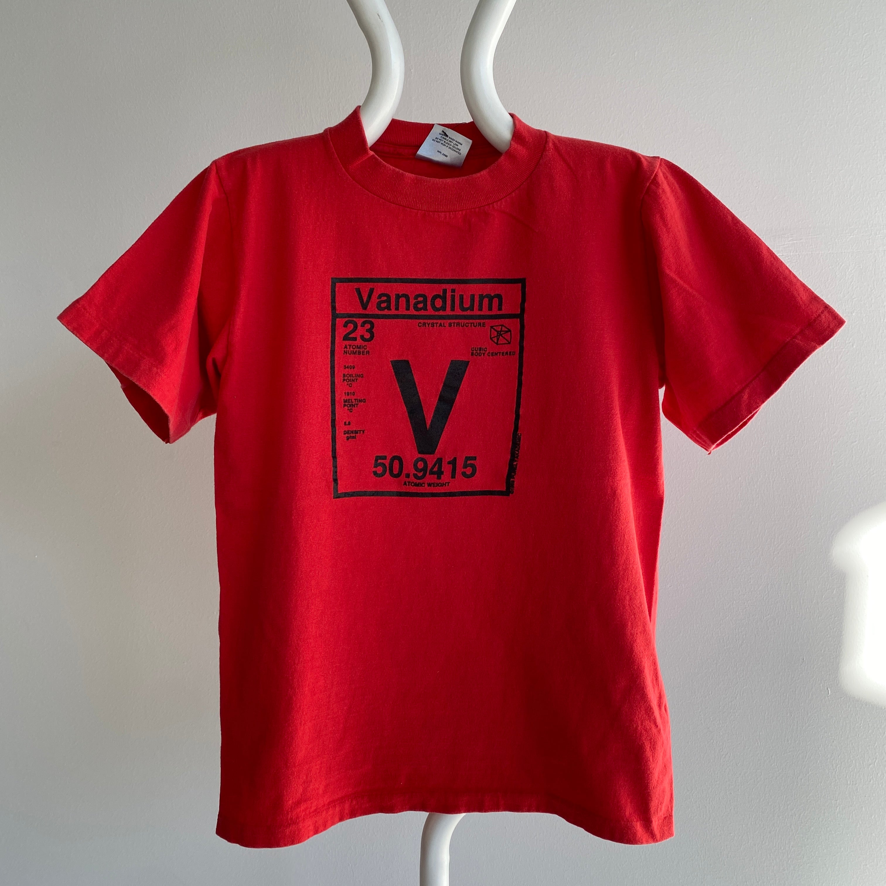 1990s Periodic Table - Vanadium - Cotton T-Shirt