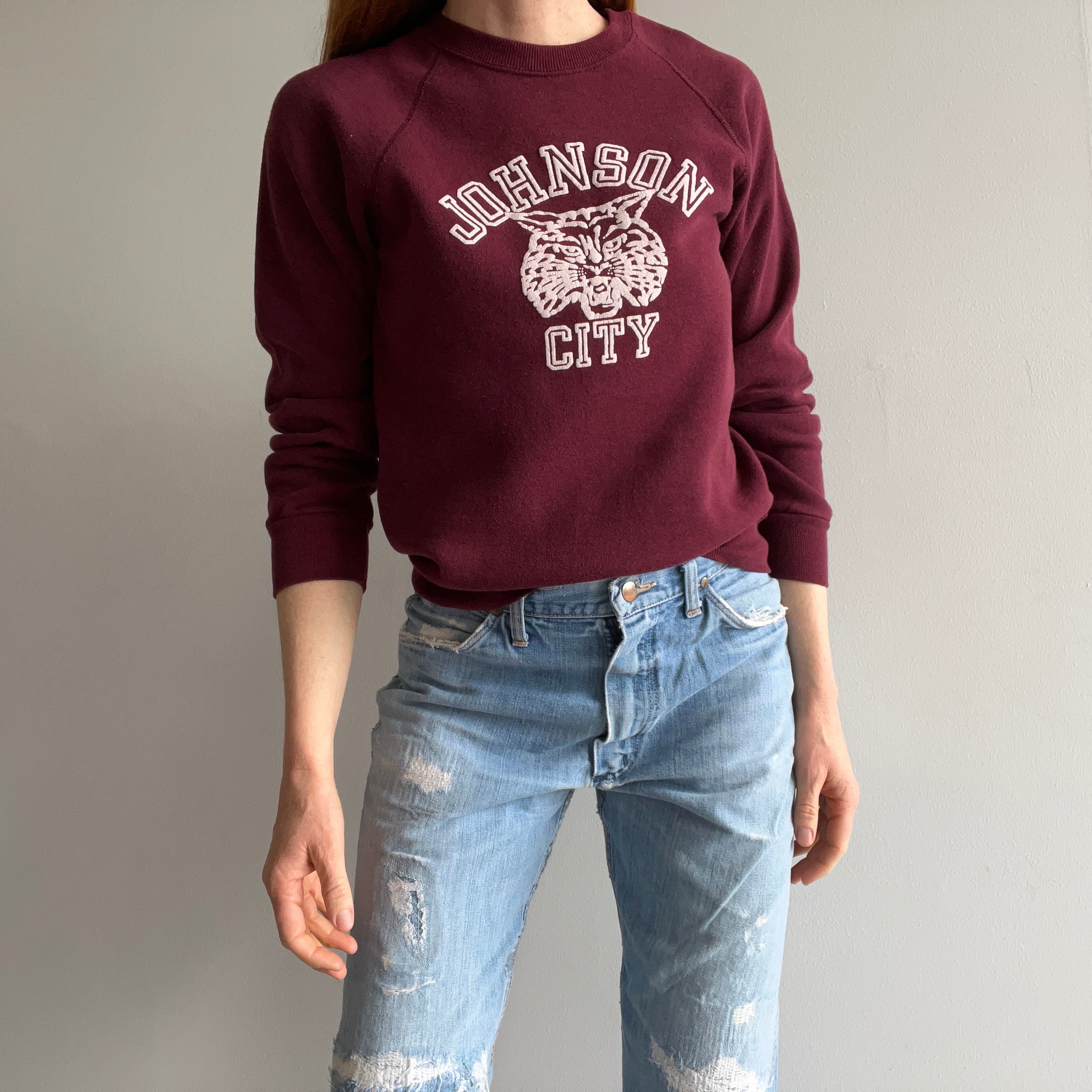 1980s Johnson City Panthers (?) Sweatshirt