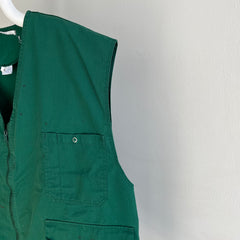 Très grand gilet vert des années 1980