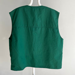 Très grand gilet vert des années 1980