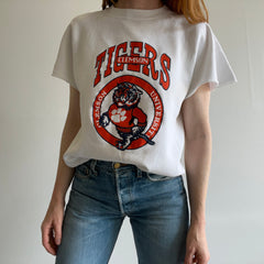 1980s Clemson Tigers DIY Warm Up Sweatshirt