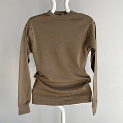 1980s Bronze Thermal Style Long Sleeve - Stretchy