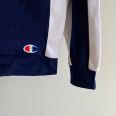 1970s Champion Brand Penn State Nylon Two Tone Zip Up