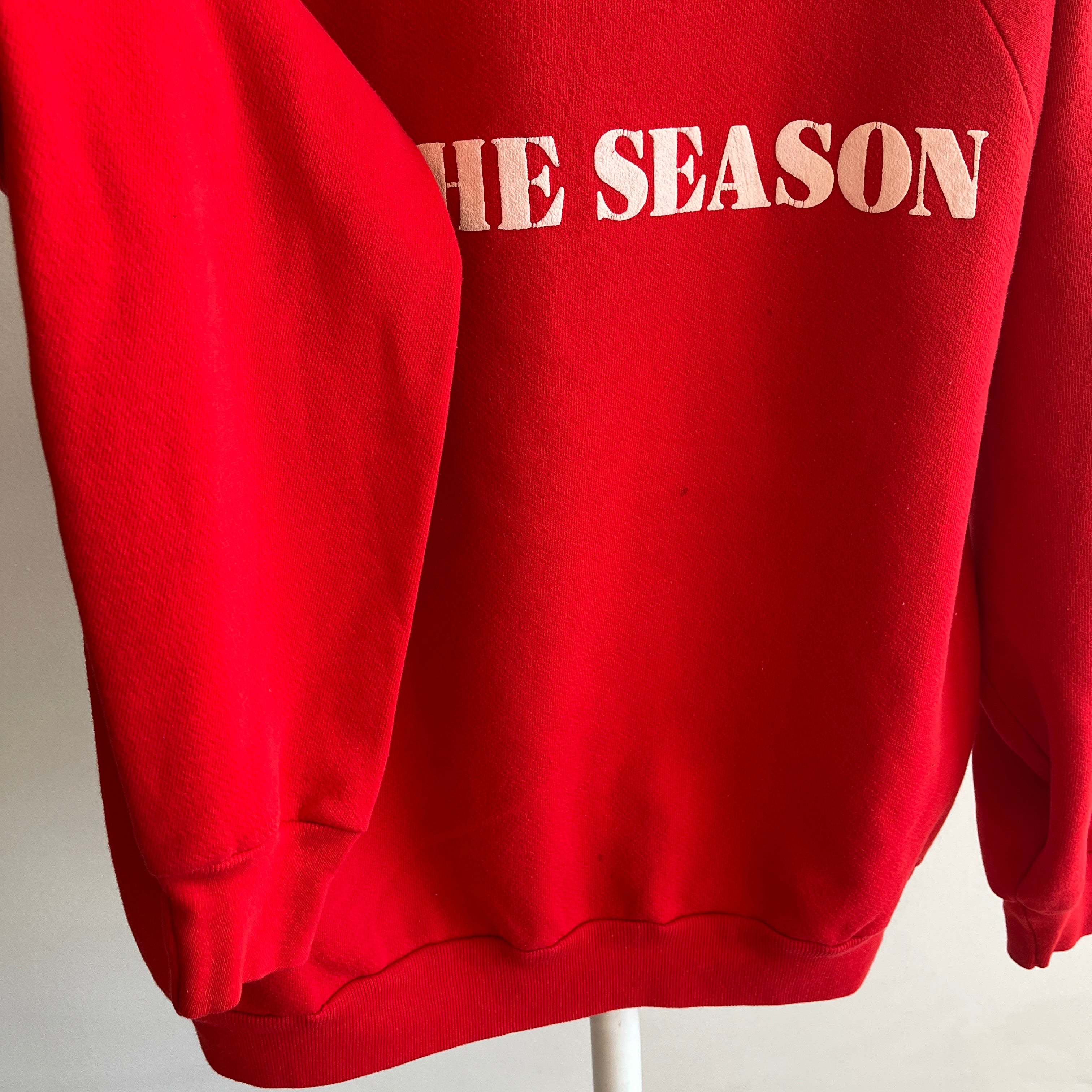 Sweat-shirt raglan « C'est la saison » des années 1990