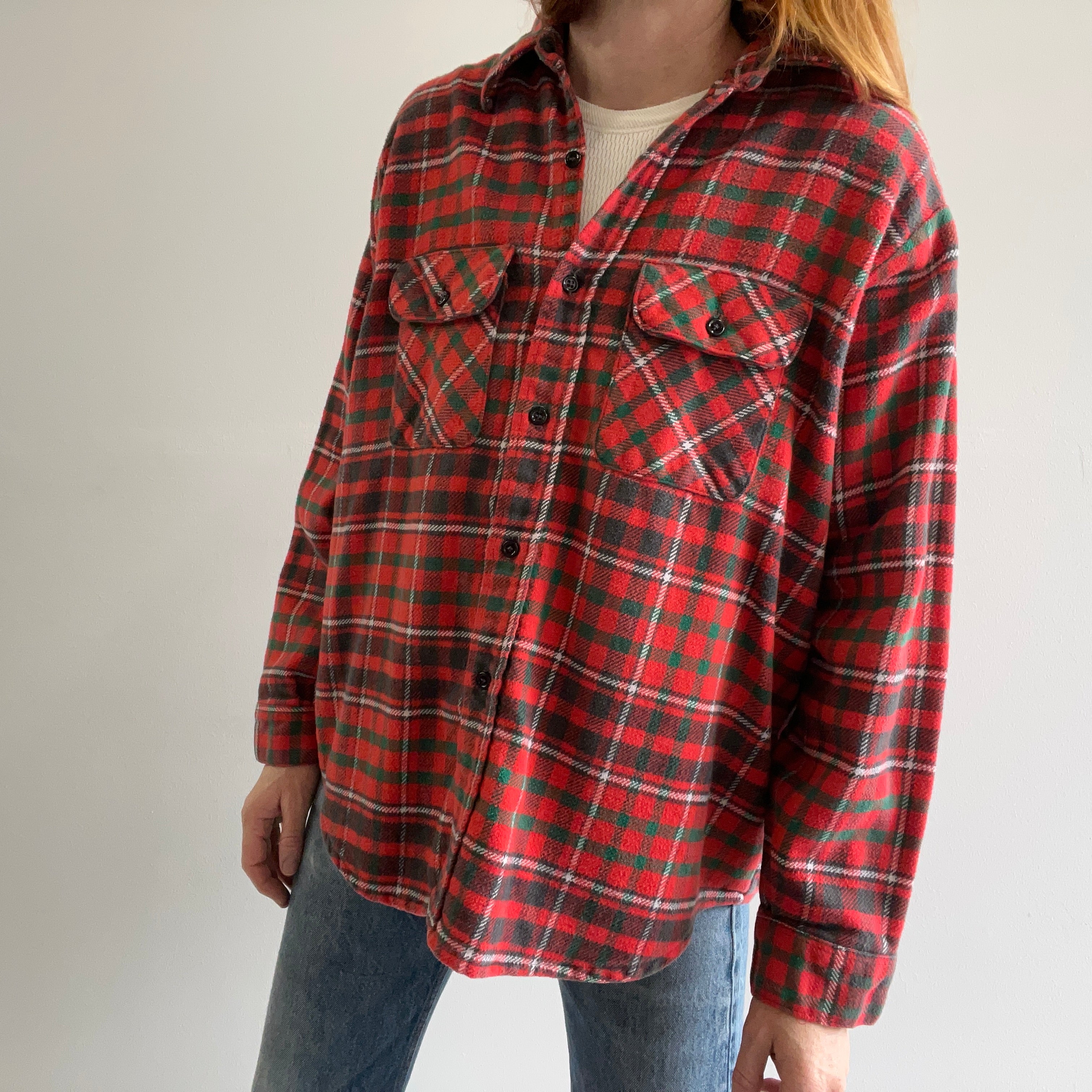 1980s Five Brothers Heavyweight Cotton Flannel