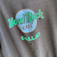 1980s Utterly Thrashed Cut Neck Hard Rock, Dallas Sweatshirt