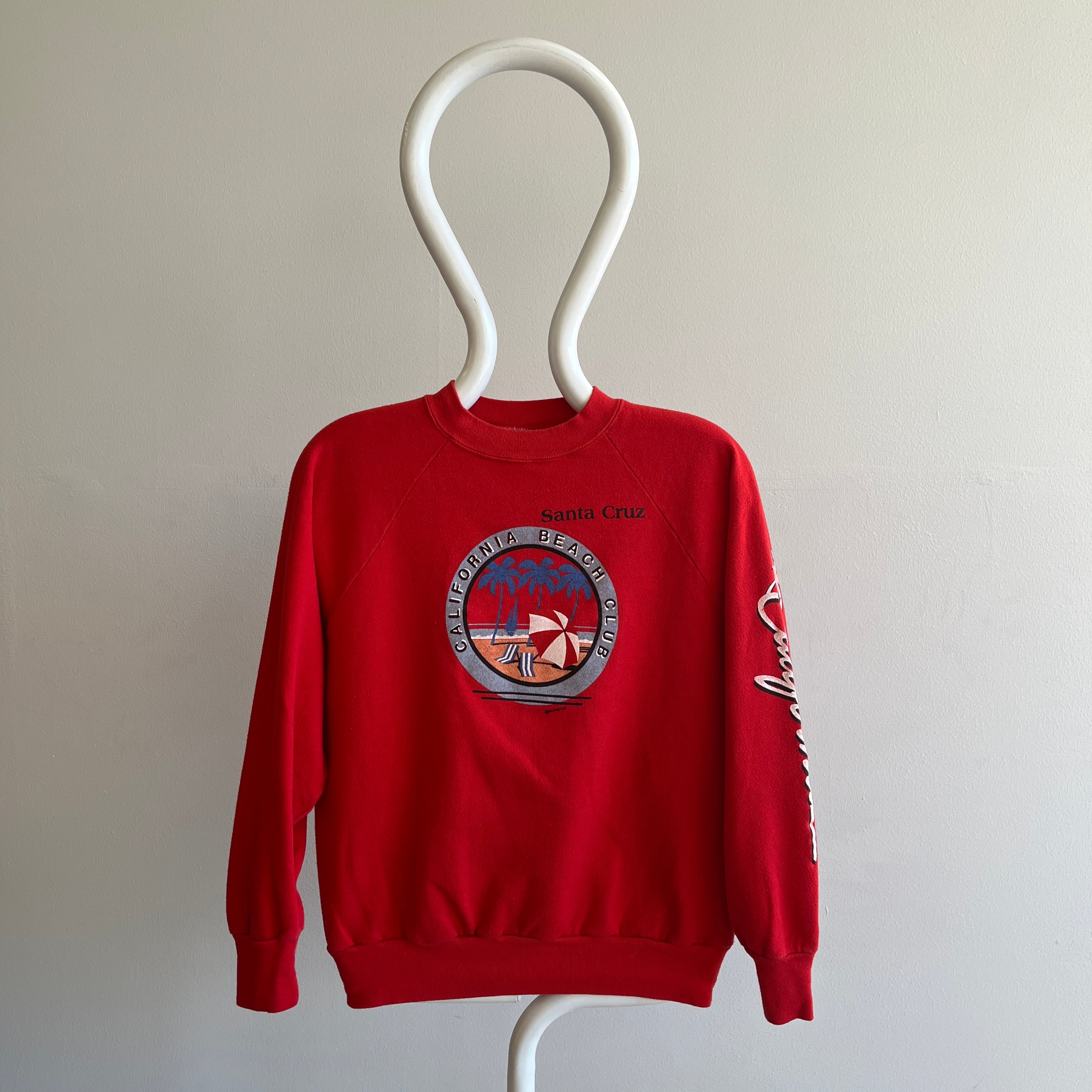 1988* (?) California Beach Club, Santa Cruz - Tourist Sweatshirt