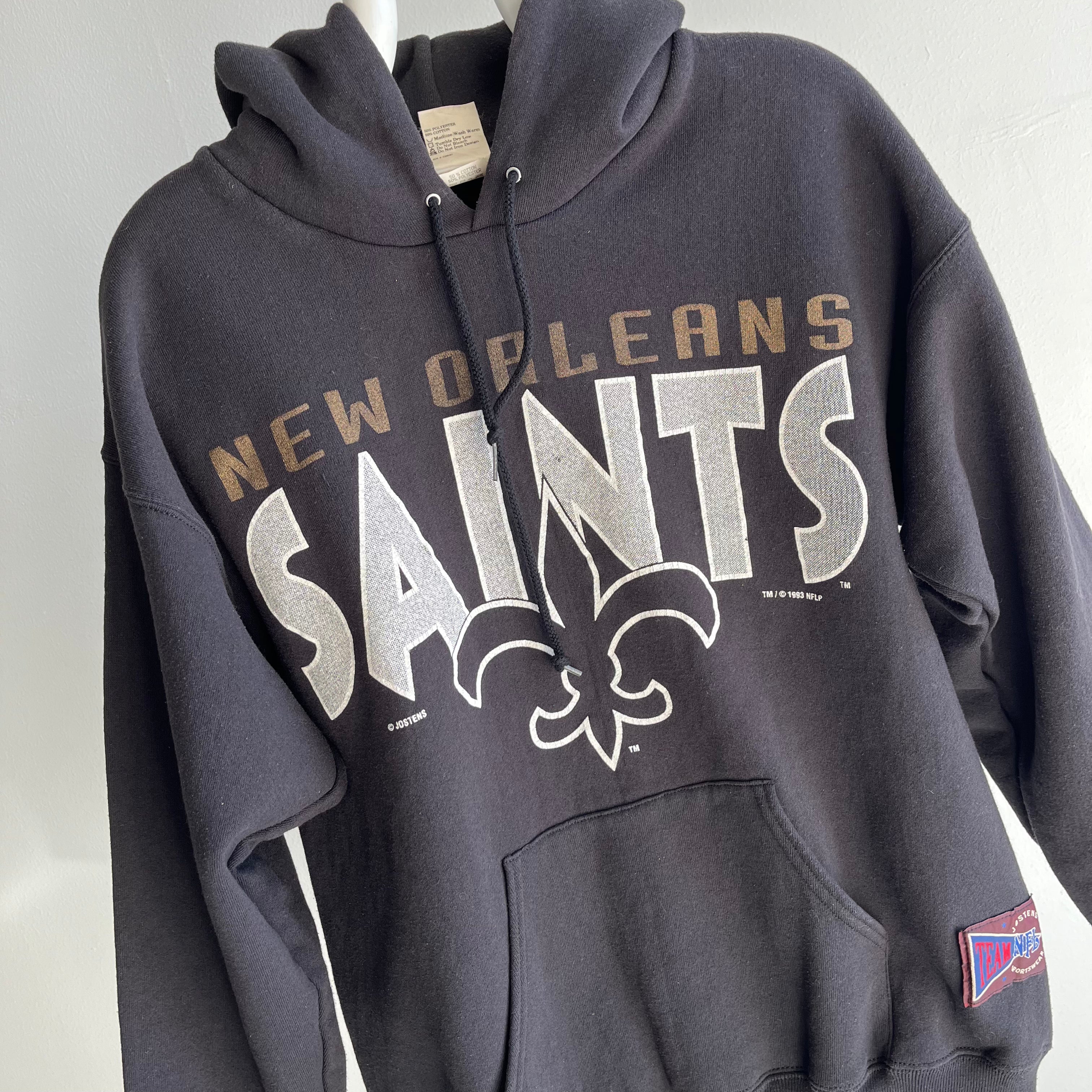 1993 New Orleans Saints Sweat à capuche à peine porté - WOW