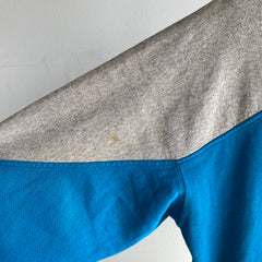 90s/00s Super Slouchy Color Block PONY Sweatshirt