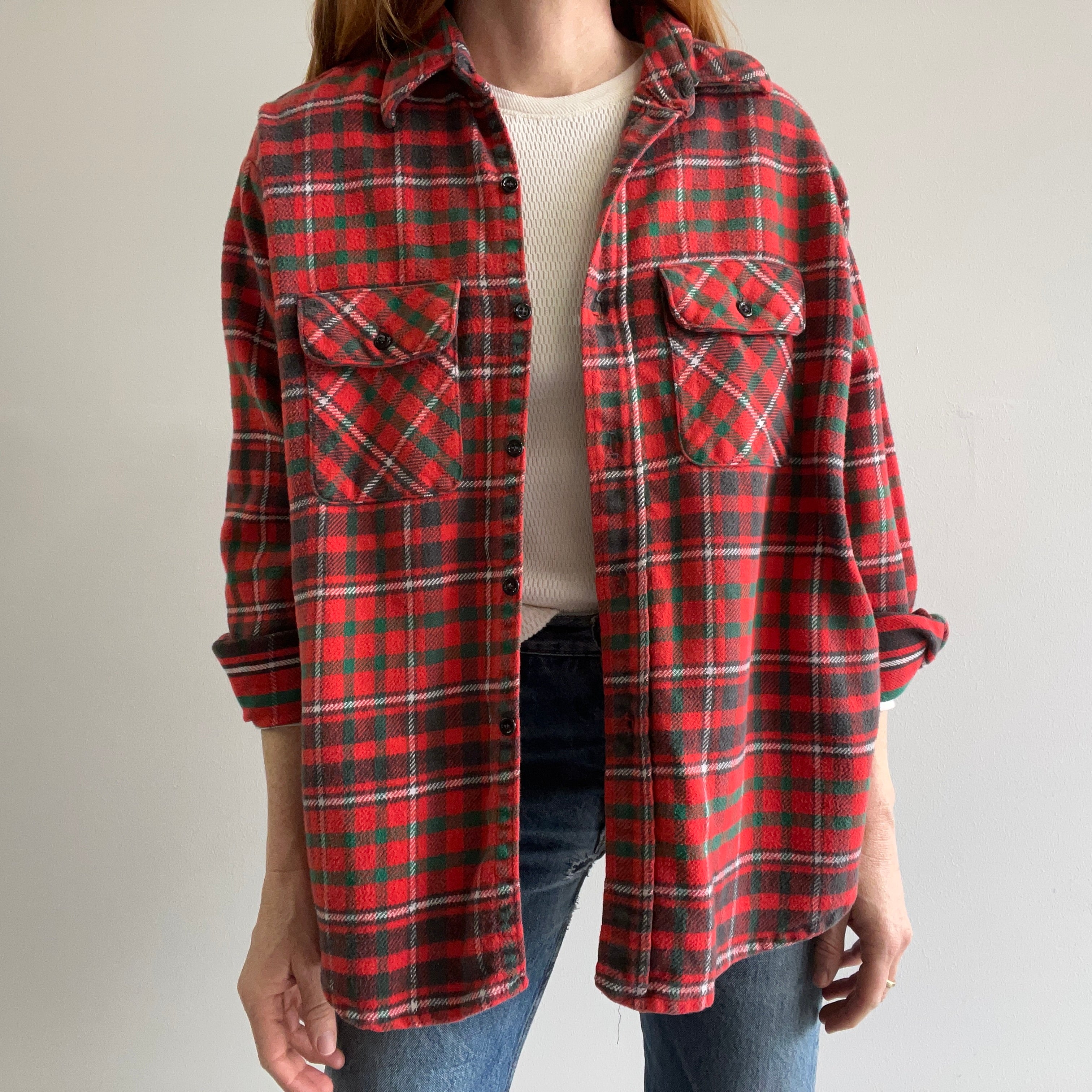 1980s Five Brothers Heavyweight Cotton Flannel