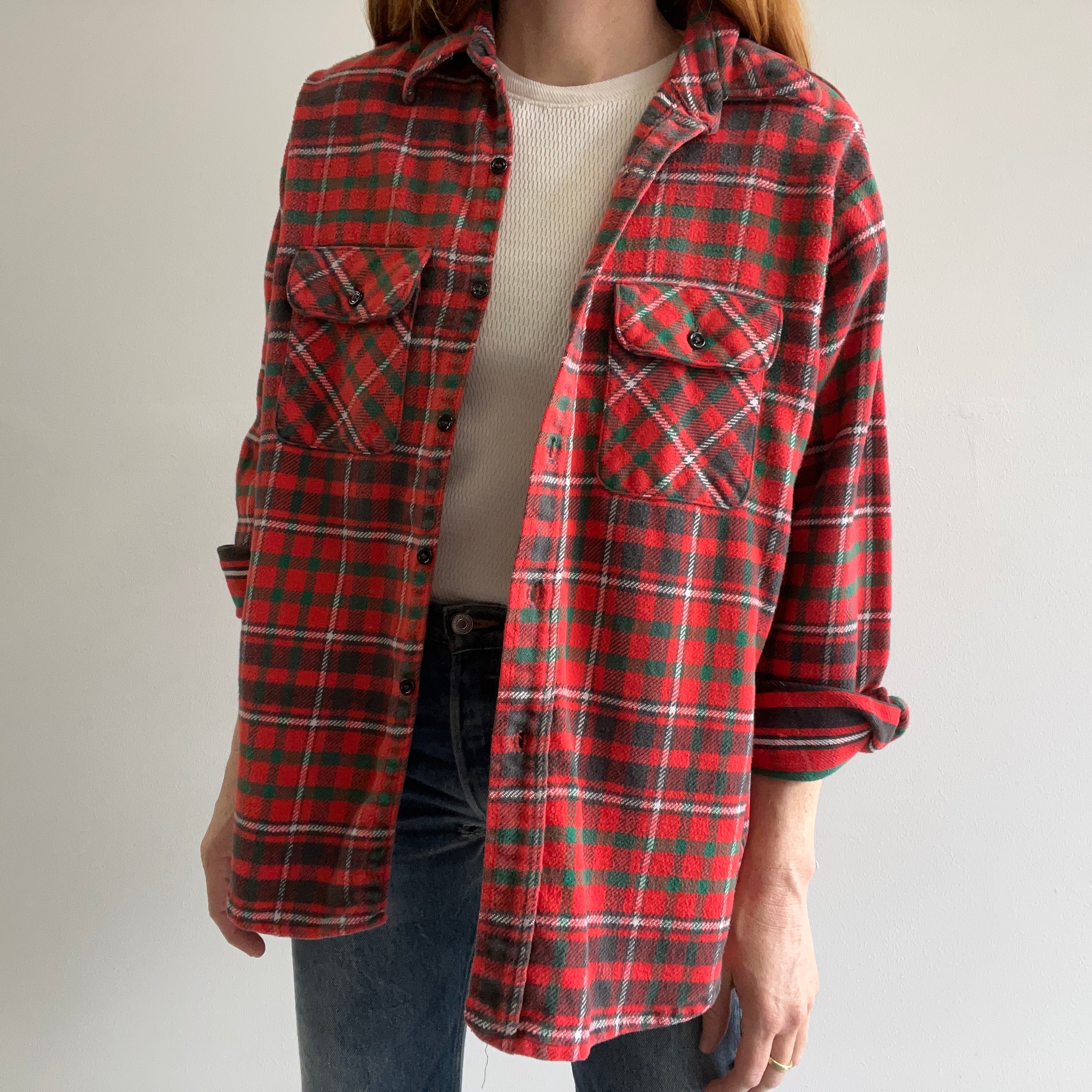 1980s Five Brothers Heavyweight Cotton Flannel