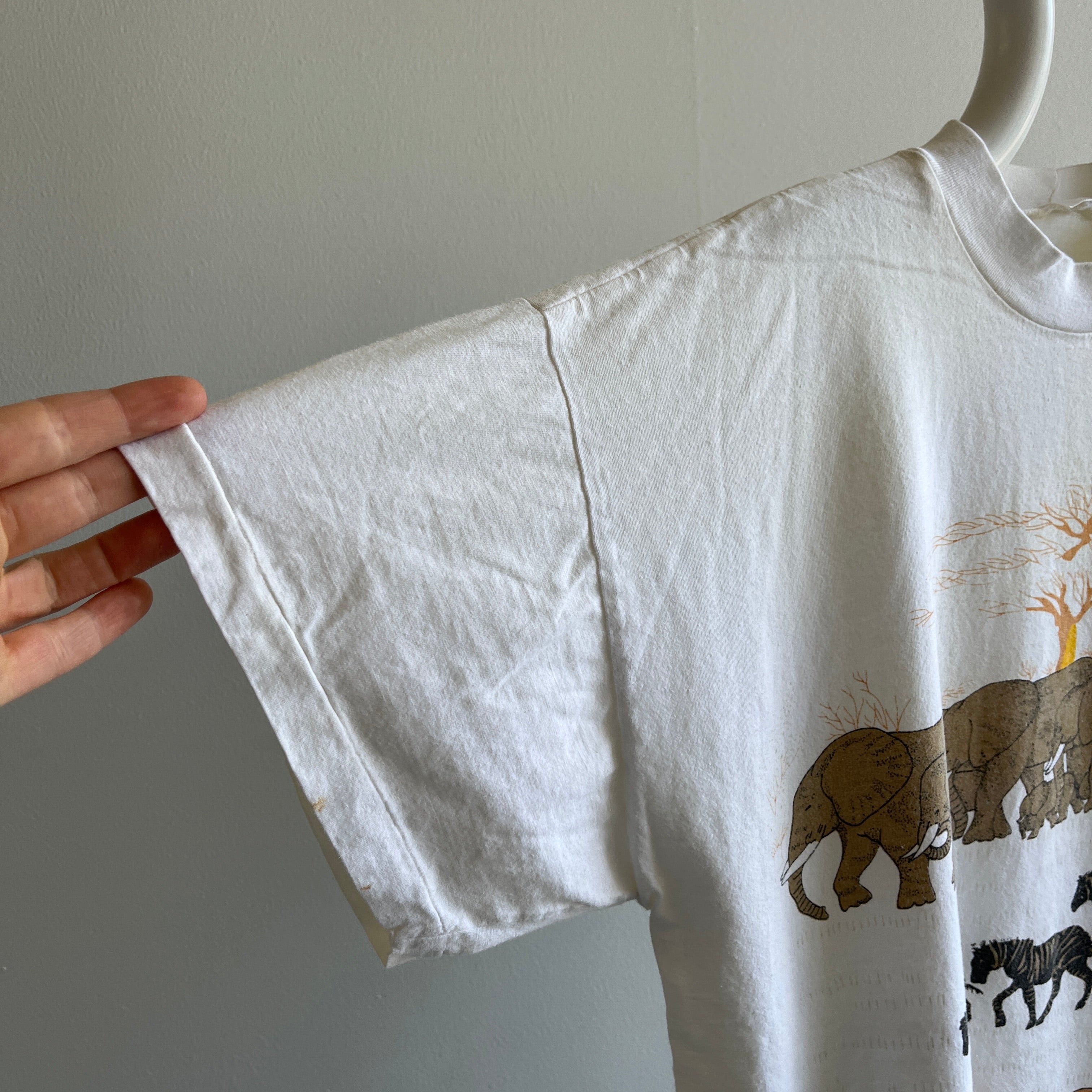 Animaux des années 1990 en Afrique T-shirt long