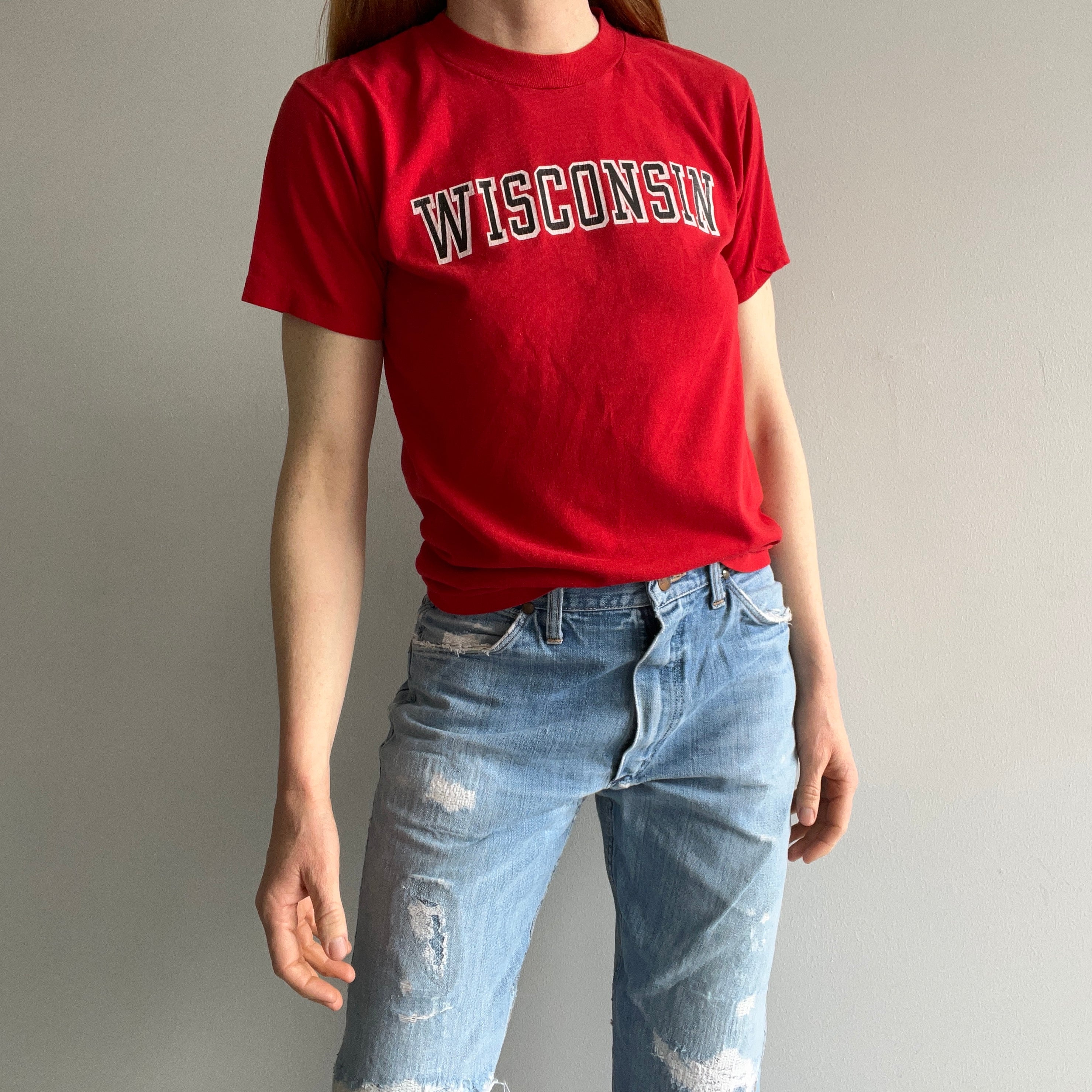 1970s Wisconsin T-Shirt by Velva Sheen