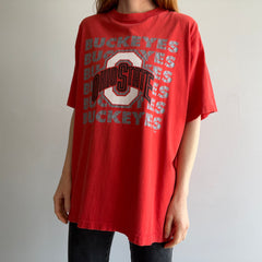 1990s Buckeyes Oversized Perfectly Tattered T-Shirt