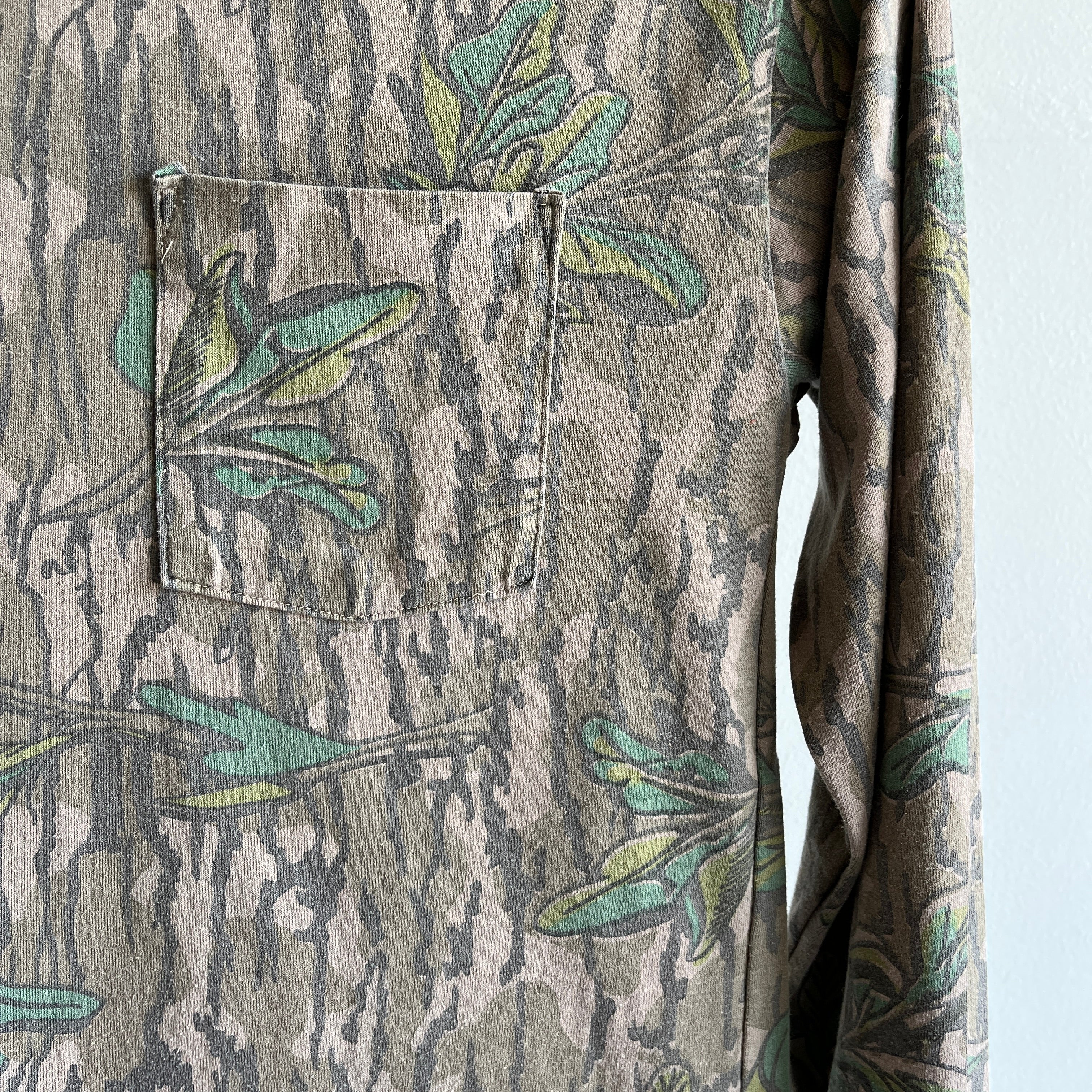 1980s RAD Smaller Fitted Tree Camo w Higher Crew and a Perfect Pocket