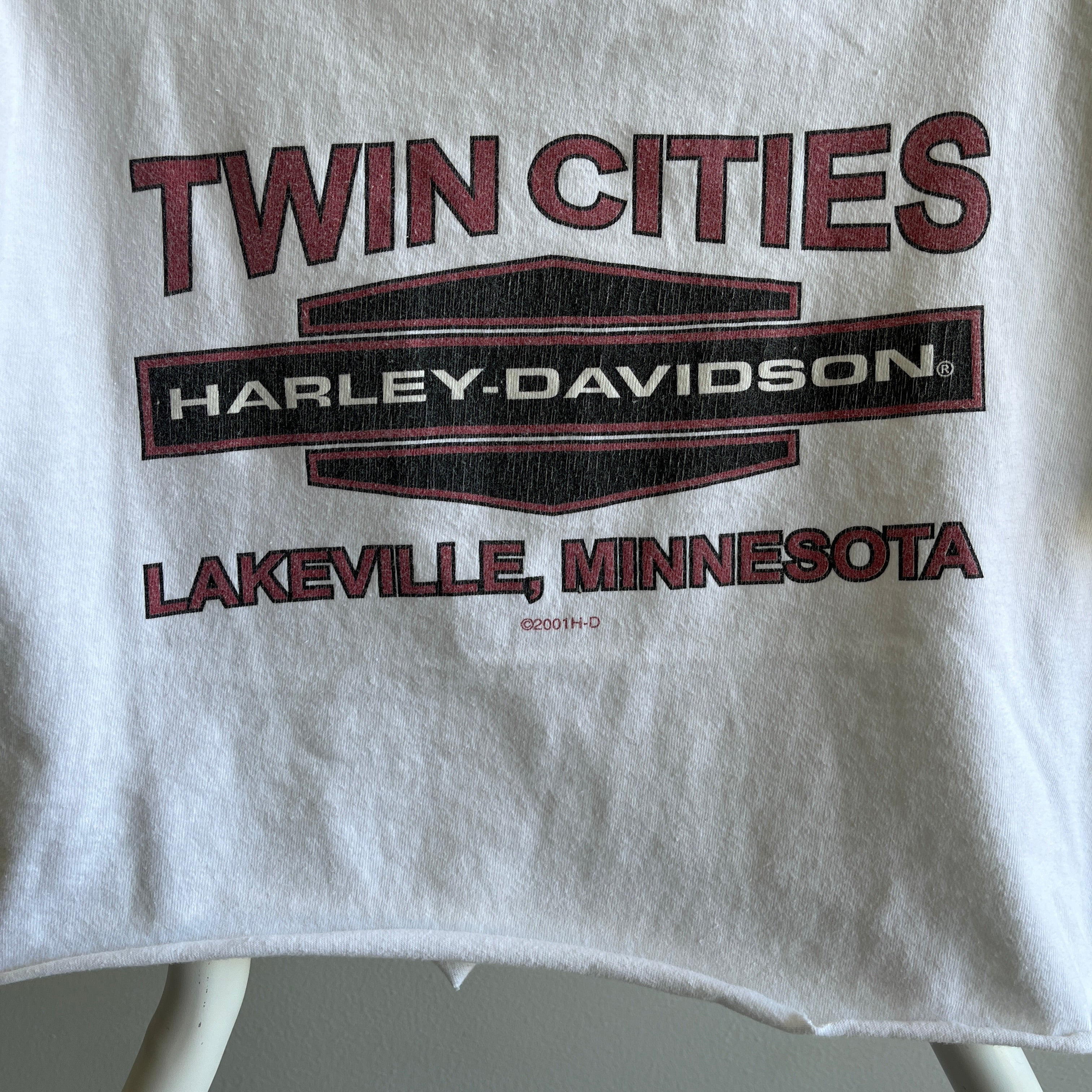 2001 Trashy Harley Cut Off T-Shirt